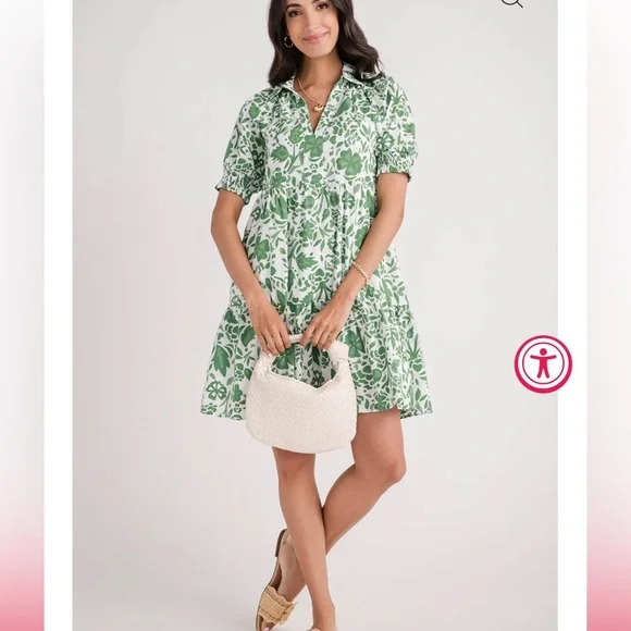 NEW💐THML Floral Print Dress Size XS - Picture 3 of 11